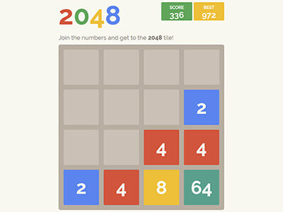 Gra Google 2048