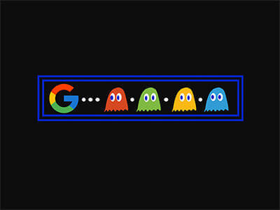Gra Google Pacman